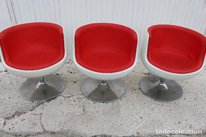 Vintage: 3 sillones vintage giratorios - Foto 1