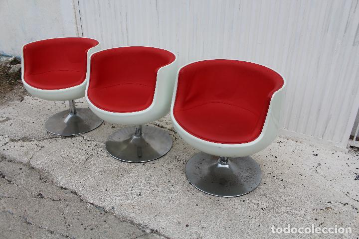 Vintage: 3 sillones vintage giratorios - Foto 5