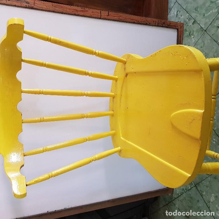 Vintage: SILLA AMARILLA - Foto 2