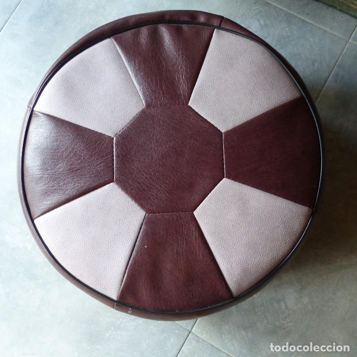 Vintage: Puf / Taburete Vintage 1960 - 1970 - Foto 2