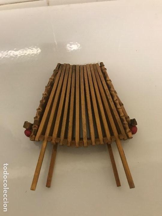 Vintage: Frutero, bambu, a&ntilde;o 70, plegable - Foto 2