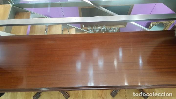 Vintage: MESA LIBRO MADERAS NOBLES - Foto 3