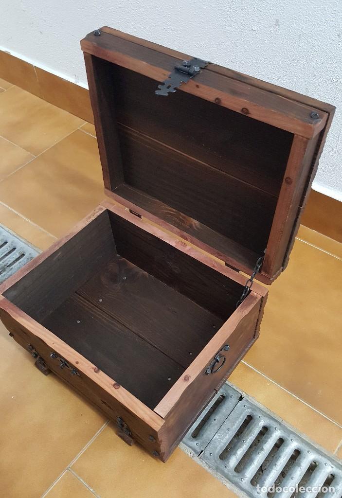 Vintage: Arca de madera estilo r&uacute;stico. - Foto 5