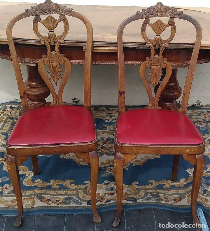 Vintage: Conjunto de Dos Sillas Vintage - 1925 - Foto 1