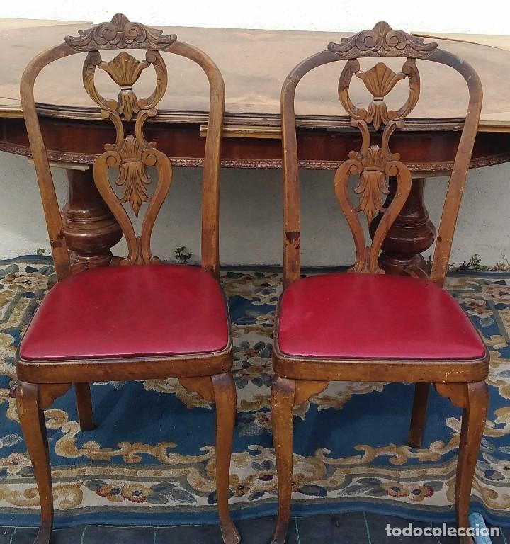 Vintage: Conjunto de Dos Sillas Vintage - 1925 - Foto 2