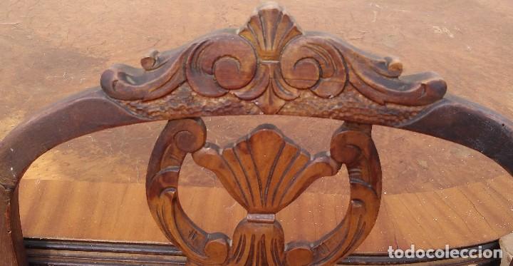 Vintage: Conjunto de Dos Sillas Vintage - 1925 - Foto 4