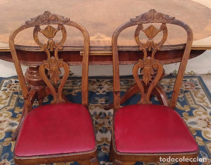Vintage: Conjunto de Dos Sillas Vintage - 1925 - Foto 9