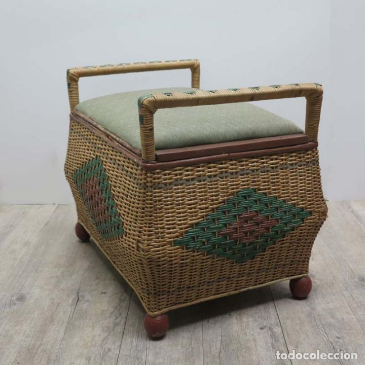 Raro Baul Taburete Silla Art Deco 1930 1940