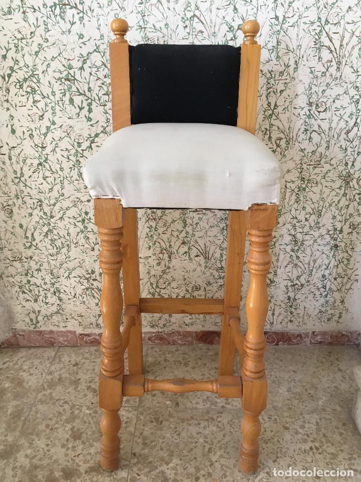 Vintage: TABURETE MADERA - Foto 1