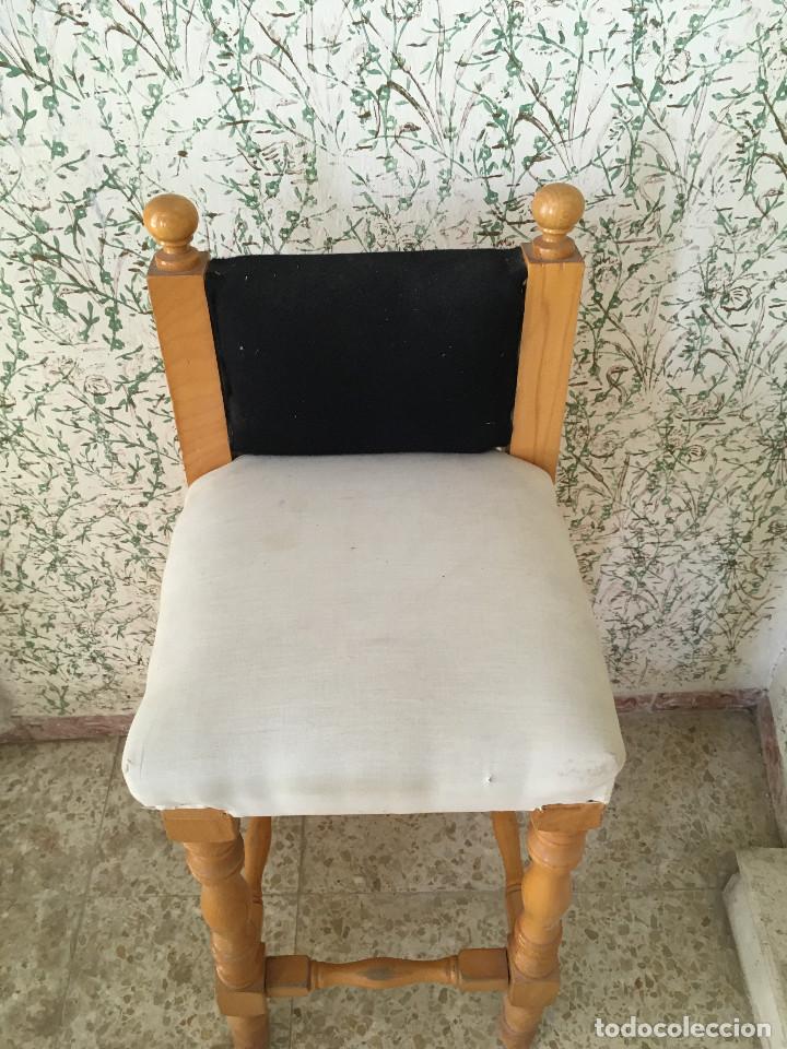 Vintage: TABURETE MADERA - Foto 2
