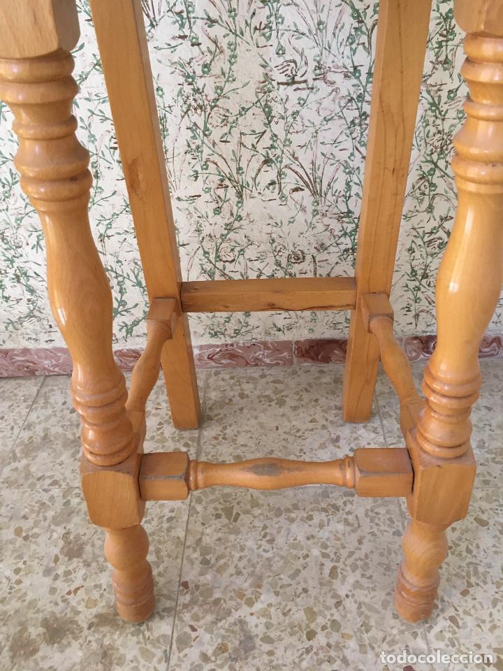 Vintage: TABURETE MADERA - Foto 3
