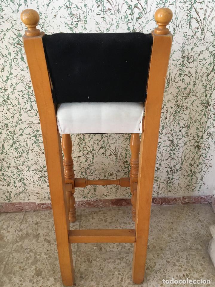 Vintage: TABURETE MADERA - Foto 5