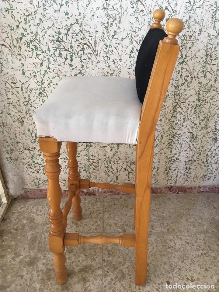 Vintage: TABURETE MADERA - Foto 6