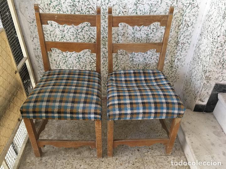 Vintage: PAREJA DE SILLAS PARA RESTAURAR - Foto 1