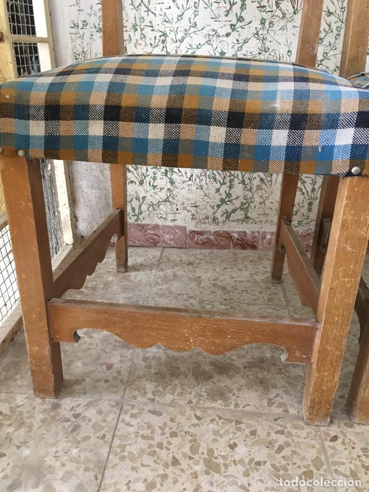 Vintage: PAREJA DE SILLAS PARA RESTAURAR - Foto 6