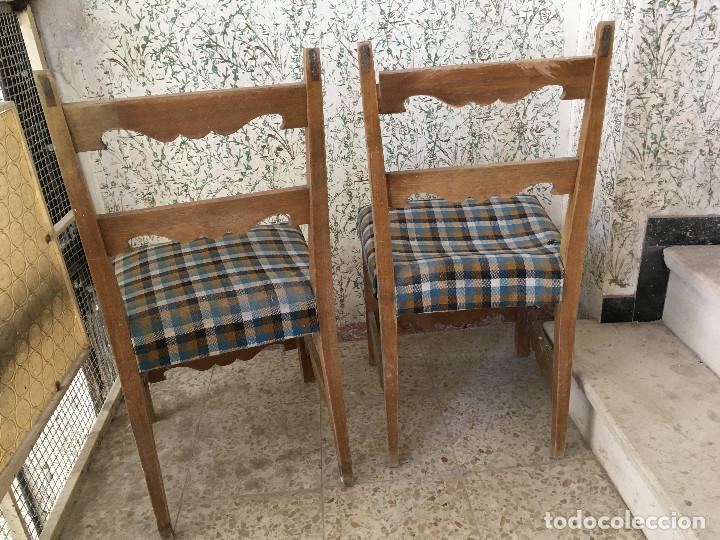 Vintage: PAREJA DE SILLAS PARA RESTAURAR - Foto 11