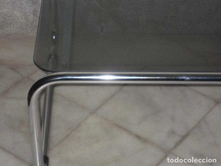Vintage: MESA RINCONERA CON SOBRE DE CRISTAL - Foto 7