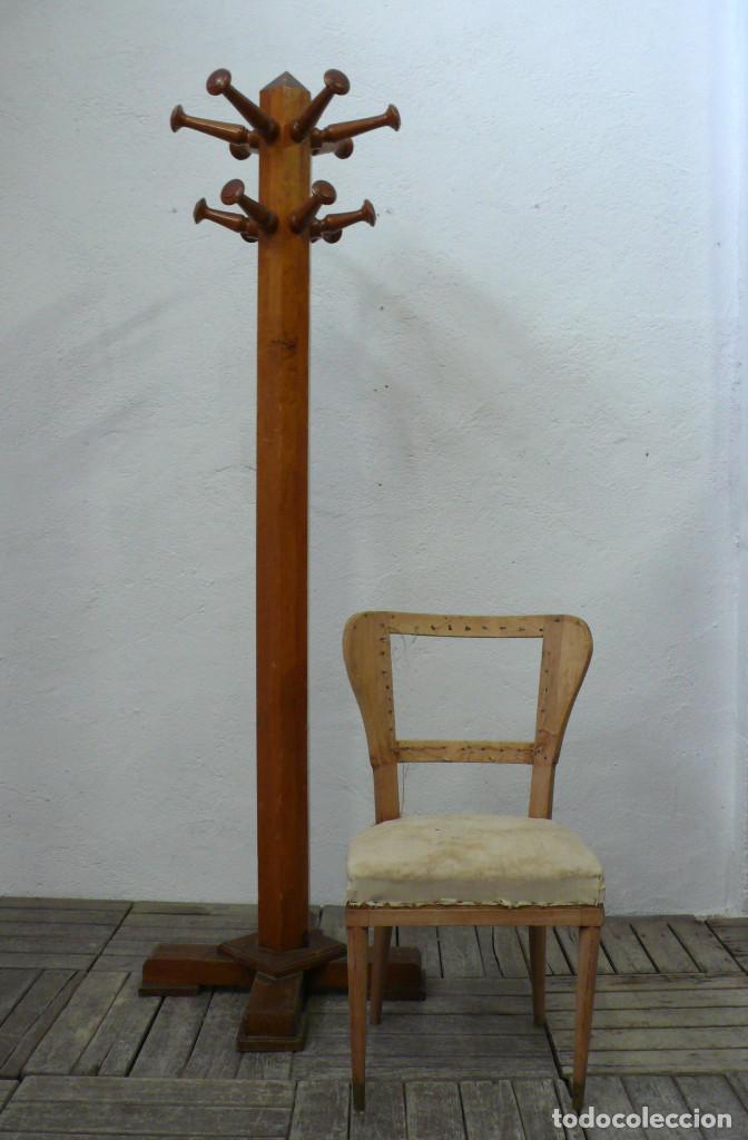 Vintage: Perchero antiguo de madera - Foto 1