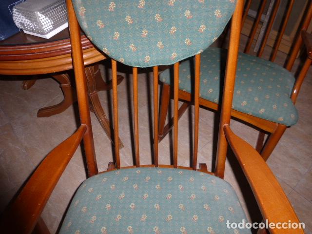 Vintage: MECEDORA DE MADERA CON TAPICERIA - Foto 2