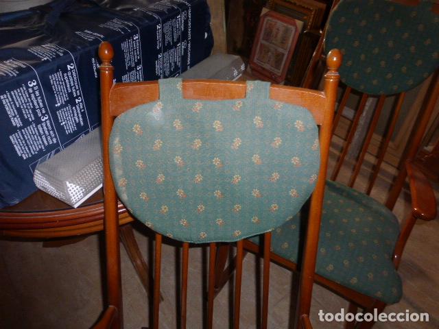 Vintage: MECEDORA DE MADERA CON TAPICERIA - Foto 4