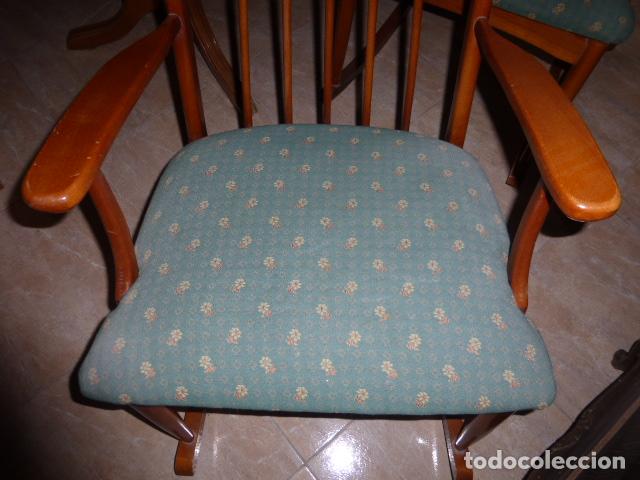Vintage: MECEDORA DE MADERA CON TAPICERIA - Foto 5
