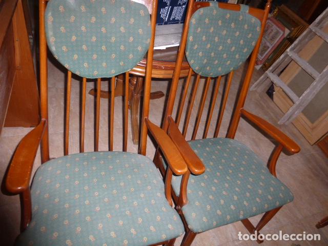 Vintage: MECEDORA DE MADERA CON TAPICERIA - Foto 6