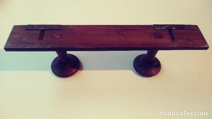 Vintage: PERCHERO DE MADERA 2 COLGADORES - Foto 5