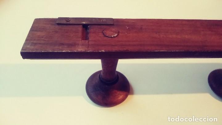 Vintage: PERCHERO DE MADERA 2 COLGADORES - Foto 7