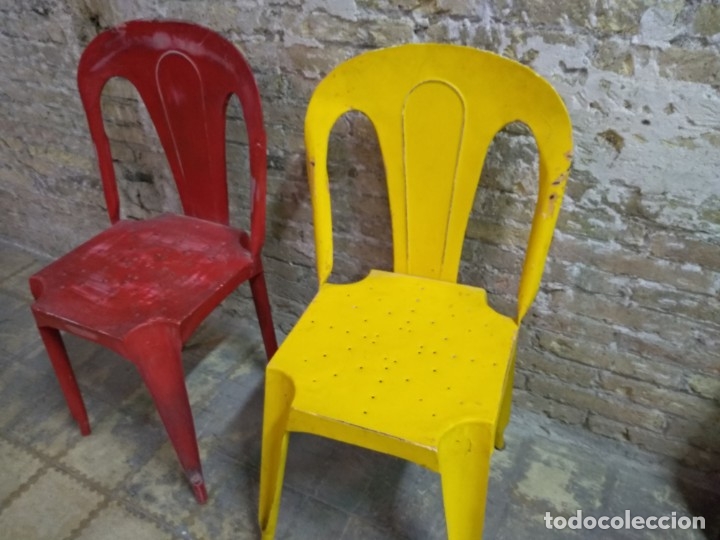 Vintage: Sillas chapa - Foto 2