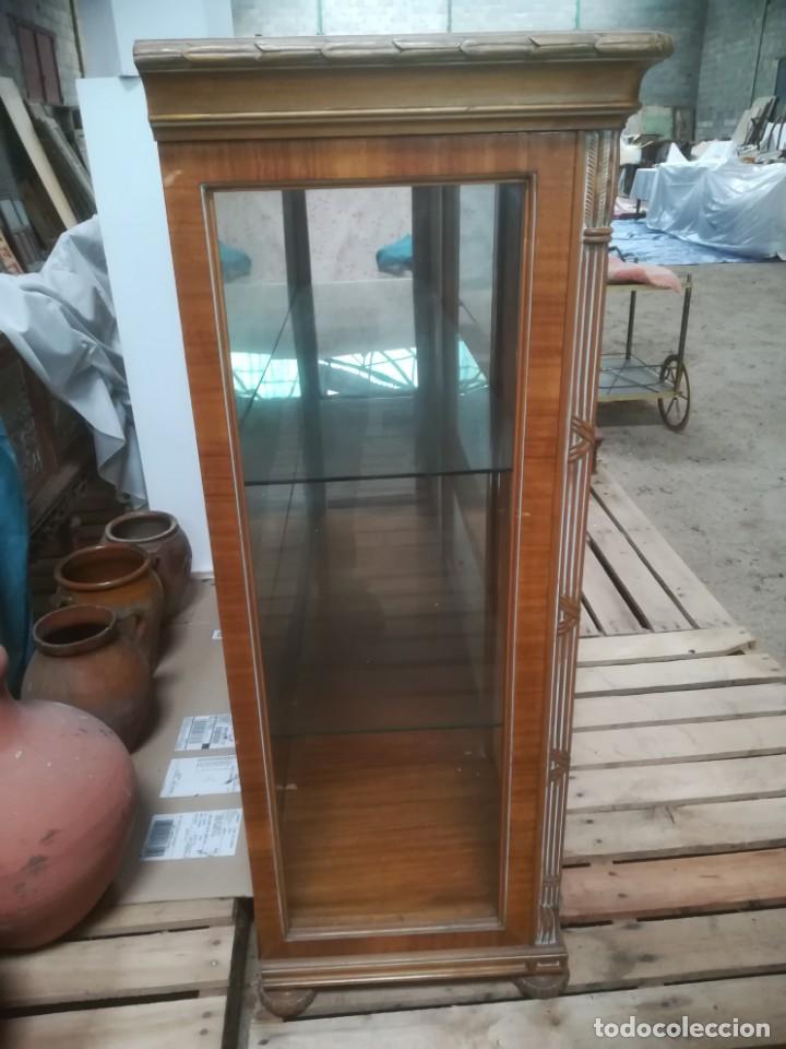 Vintage: Vitrina de madera frutal - Foto 5