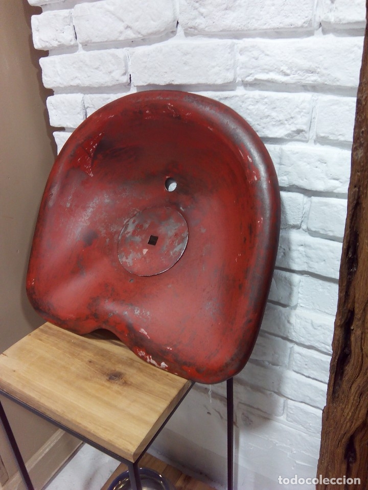 Vintage: ANTIGUO ASIENTO DE TRACTOR - Foto 4