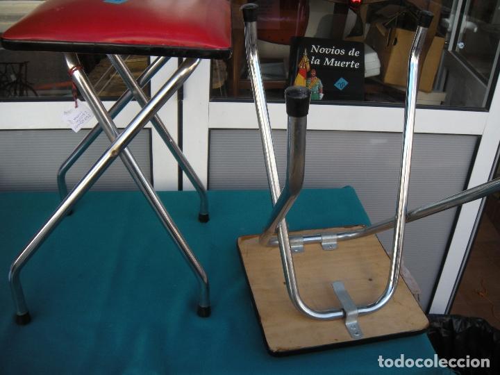 Vintage: TABURETE PLEGABLE. LOTE DE 2 VINTAGE - Foto 1