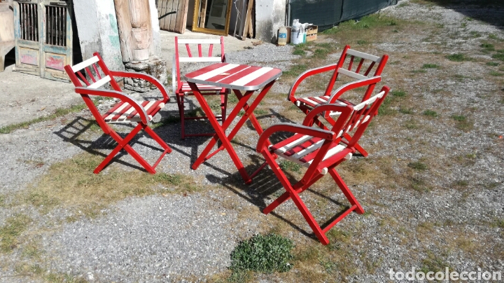 Vintage: Sillas y mesa de jardin - Foto 1