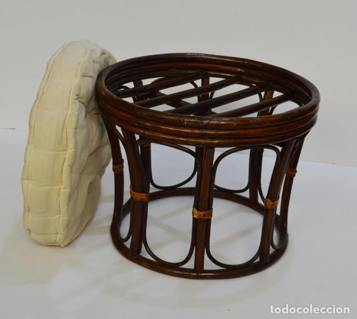 Vintage: Taburete de bamb&uacute; - Foto 4