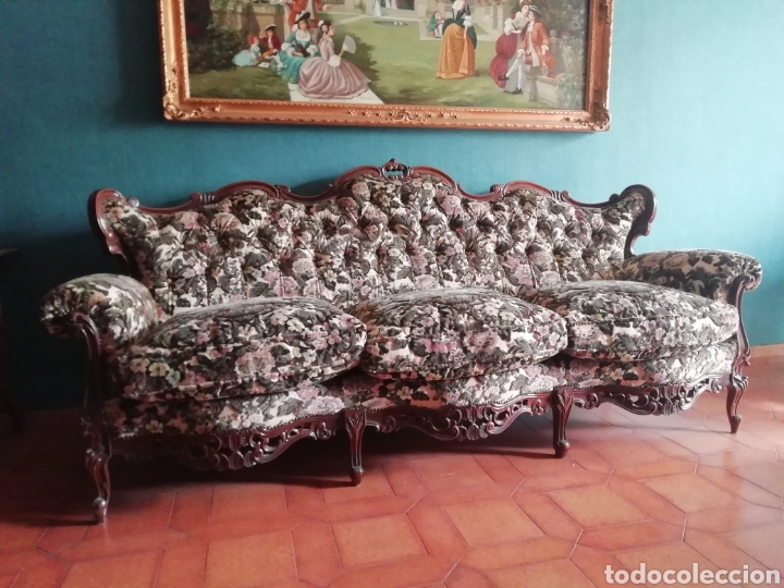 Vintage: Tresillo Lu&iacute;s xv - Foto 2
