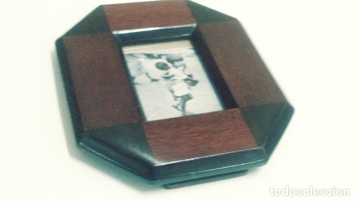 Vintage: peque&ntilde;o marco de madera octogonal - Foto 2