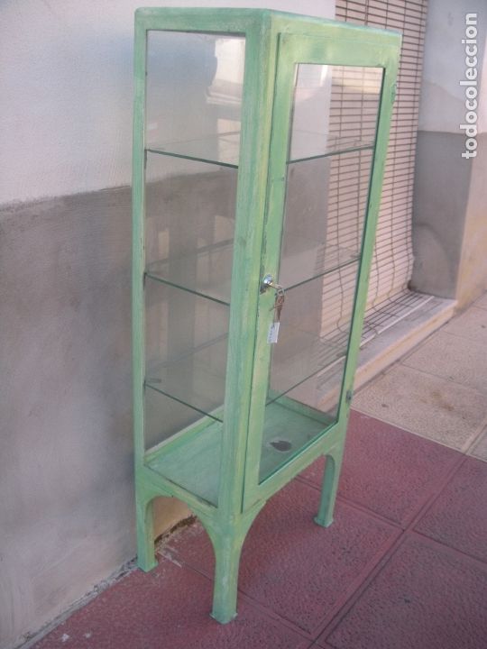 Vintage: FARMACIA. VITRINA DE M&Eacute;DICO - Foto 7