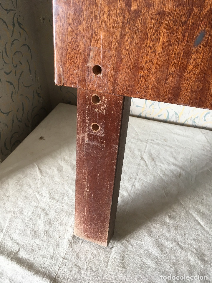 Vintage: CABECERO MADERA MUY PESADO - Foto 6