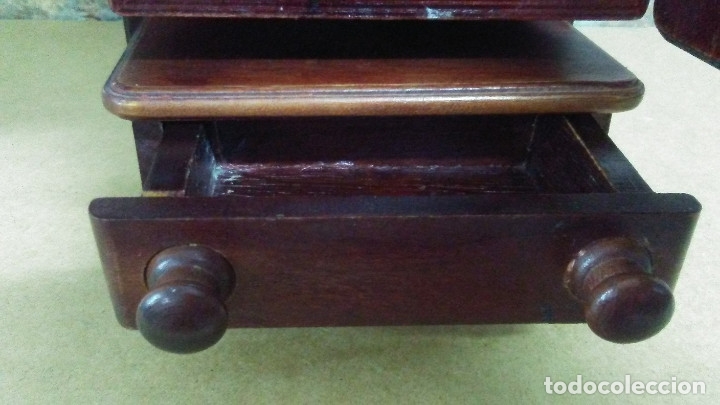 Vintage: PRECIOSO GUARDALLAVES DE MADERA - Foto 7