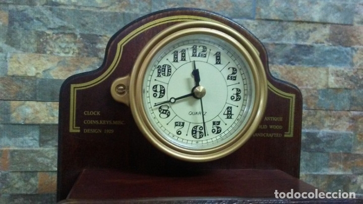 Vintage: PRECIOSO GUARDALLAVES DE MADERA - Foto 9