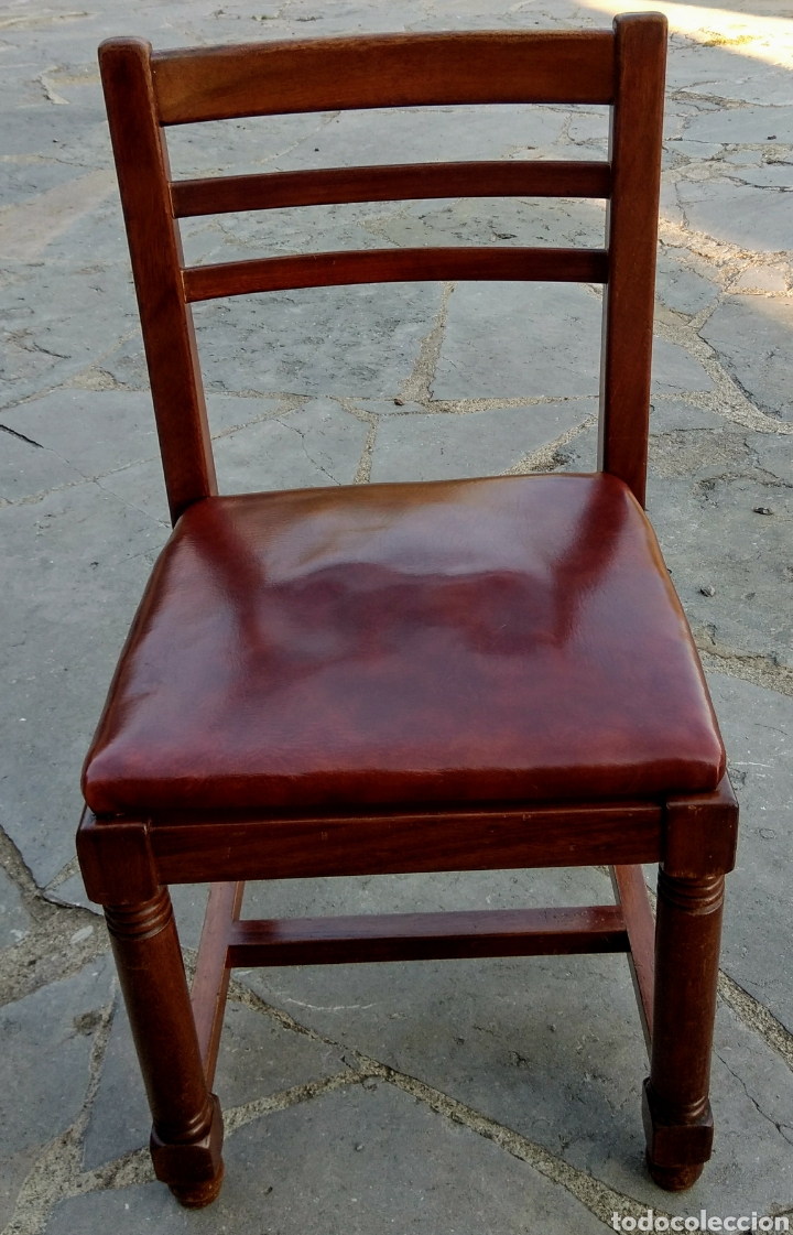 Vintage: 5 Sillas de madera. Vintage. - Foto 3