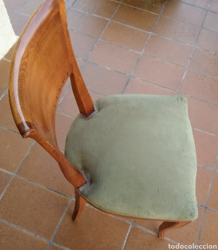Vintage: 8 Sillas de madera. Vintage. - Foto 2