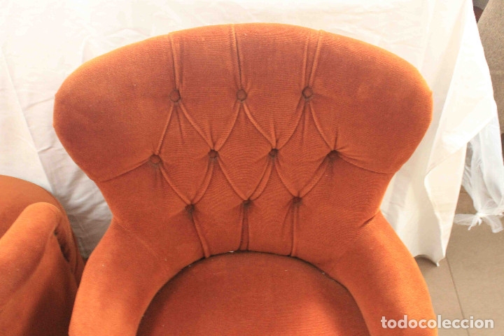 Vintage: PAR SILLONES DE ALCOBA - Foto 3