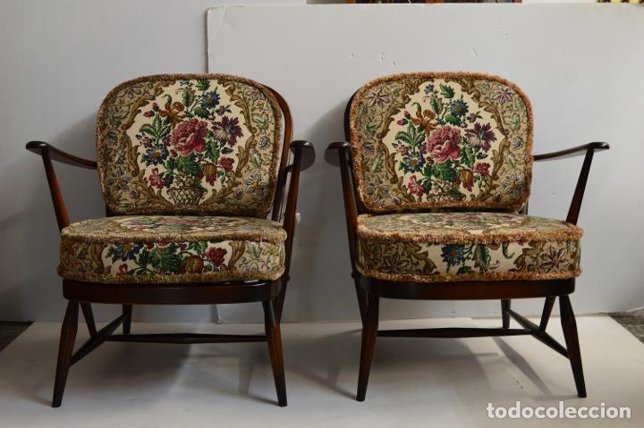 Vintage: Pareja de Sillones ERCOL ingleses - Foto 12