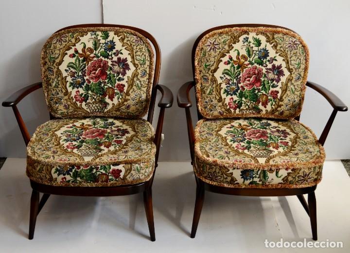 Vintage: Pareja de Sillones ERCOL ingleses - Foto 1