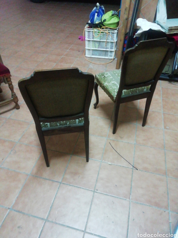 Vintage: Lote de dos sillas antiguas - Foto 4