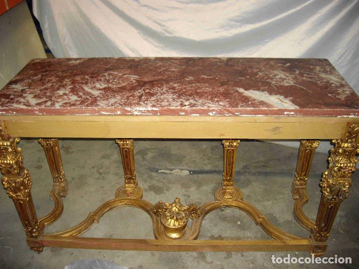 Vintage: CONSOLA TALLA PAN DE ORO - Foto 5