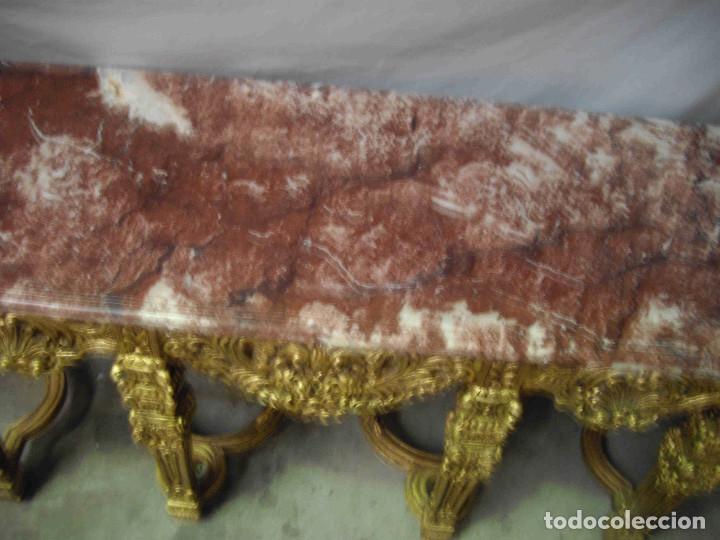 Vintage: CONSOLA TALLA PAN DE ORO - Foto 9
