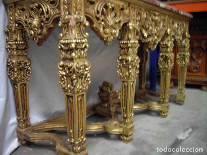 Vintage: CONSOLA TALLA PAN DE ORO - Foto 10