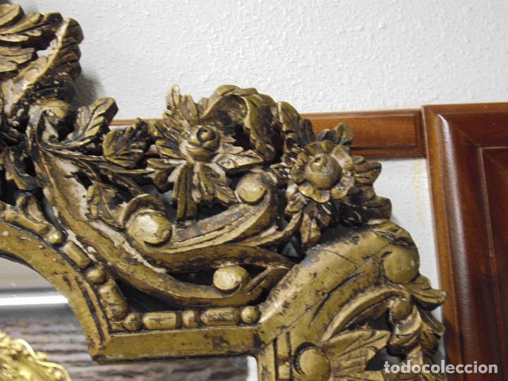 Vintage: ESPEJO MARCO MADERA ORO VIEJO - Foto 7